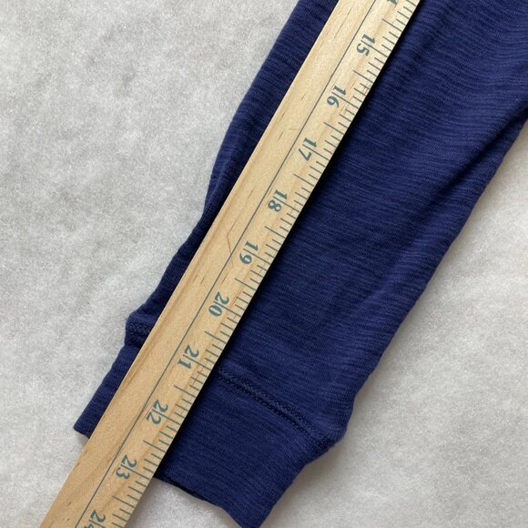 Lauren Jeans Ralph Lauren Womens Navy Blue Long Sleeve Comfy Henley T-Shirt Sz L - Picture 8 of 9